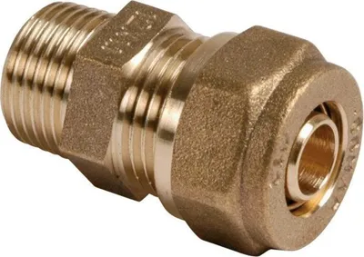 Image de Raccord Compression Mâle 12x17-12 étanchéité Rapide Sans Soudure - Générique