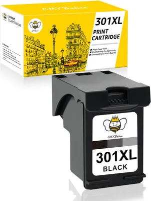 Produktbild von CMYBabee 301XL kompatibel für HP 301 deskjet 2540 1010 3055a 2620 envy 4500 5530 4504 4502 1 Schwarz,CH563EE
