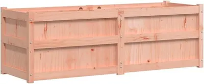 Imagen del producto de Macetas de madera maciza de douglasia, dimensiones 150x50x50 cm. Jardineras