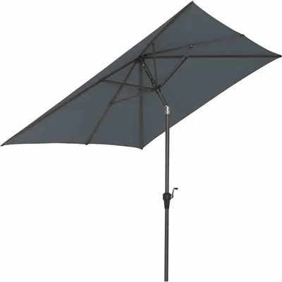 Zdjęcie produktu dla SIENA GARDEN Avio parasol na słupku centralnym antracyt/oliwkowy 250x200cm L87428