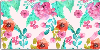 Produktbild von Schreibtischmatte Tischunterlage 90x45 cm Mauspad - Schöne flora.
