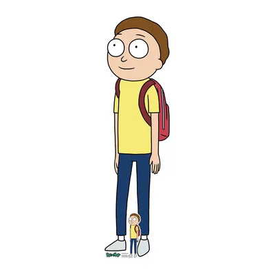 Obrázek produktu pro Rick a Morty kartonový stand-up Morty Smith