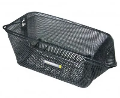 Produktbild von Basil Hinterradkorb Capri 30,5x34,5x18cm, sw, engmaschig, abgesch
