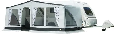 Produktbild von DWT Winner 240 Gr. 13 (Umlaufmaß 911-940 cm) leichtes Reisezelt für Wohnwagen - mit herausnehmbaren Seitenwänden - Wohnwagen Vorzelt