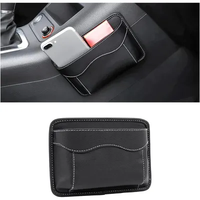 Immagine prodotto di Organizzatore laterale per sedili auto, scatola portaoggetti per lo spazio tra i sedili, colore nero
