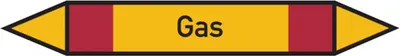 Produktbild von Dreifke® Rohrleitungsetikett, Gas | Folie selbstklebend | 187x26 mm, 1 Stk