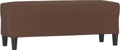 Obrázek produktu pro vidaXL Lavice hnědá 100x35x41 cm Imitace kůže