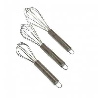 Produktbild von Schneebesen Edelstahl 3er-Set 21/23/26cm