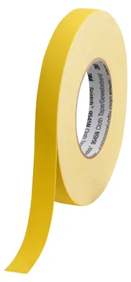 Productafbeelding van 3M 7000062741 Cassetteband 50 meter, doek - PVC, geel, 1 stuk (7000062741)