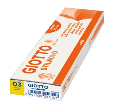 Produktbild von Giotto 256103 Buntstift Gelb 12 Stück(e)