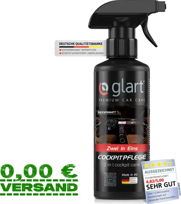 Produktbild von Glart 45CP Auto Cockpitpflege,Tiefenpflege für Kunststoff,seidenmatt 500 ml