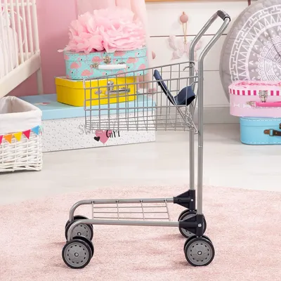 Image de Bayer Design 75001AA chariot de courses enfant jouet supermarché avec siège rabattable