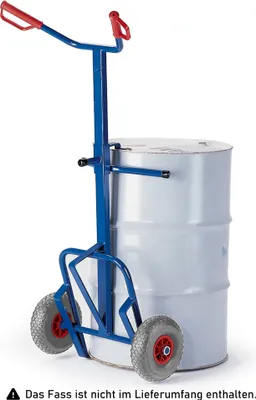 Produktbild von Rollcart Fasskarre, Typ:Vollgummiräder