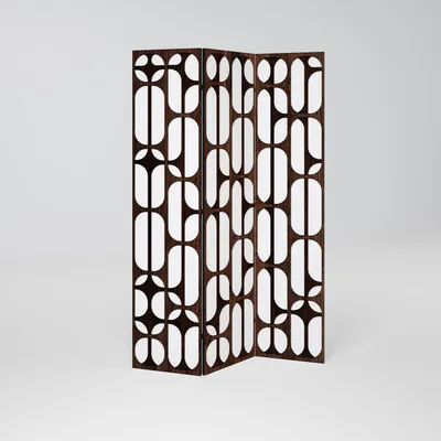 Produktbild von SpaceRebels Paravent Raumteiler - 3-teilig Raumtrenner, Druck 1-Seite - Raumtrenner - Trennwand Wohnung - Room Divider - Spanische Wand Deko Modern Sichtschutz