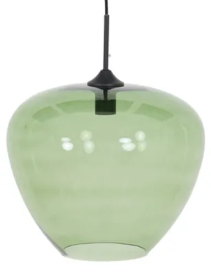 Image de Suspension - vert - Mayson - verre - Ø 40cm - E27 - 2952481 - Light & Living