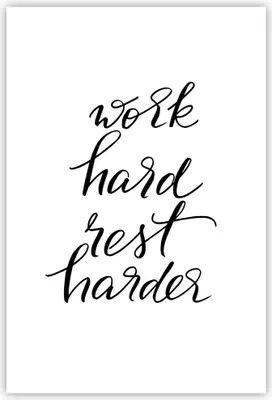 Produktbild von Poster - Poster ohne Rahmen - Hart Arbeit Ruhe - 61x91,5 cm - Wand Bild - Wanddeko - Wandbilder - Kunstposter - Wandposter - Bilder - Kunstdruck - Wanddekoration - Wandbild - P2XPA61x91-4558