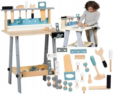 Produktbild von Ecotoys Holzwerkstatt Kinderspielzeug für Jungen