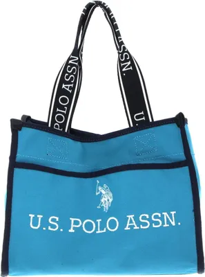 Image de U.S. POLO ASSN. sac à épaule sac à main Halifax Shopping Bag Turquoise