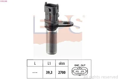 Produktbild von EPS 1.953.288 Kurbelwellensensor Impulsgeber für OPEL ZAFIRA B (A05)