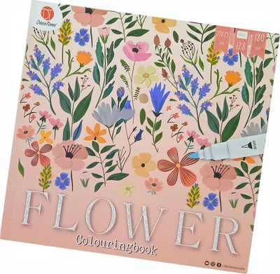 Image de Livre de coloriage pour adultes - Fleurs