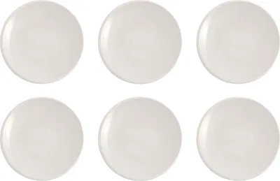 Produktbild von Villeroy & Boch NewMoon Frühstücksteller D. 24cm 6er Set weiß Porzellan