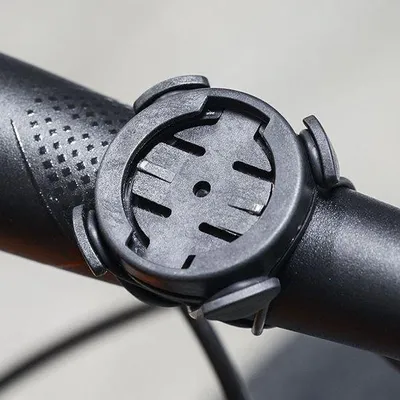 Image de Support pour vélo avec fixation à ressort – Compatible avec les compteurs GPS pour vélo