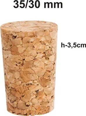 Produktbild von Fasskorken KORKEN aus NATURKORK Flaschenkorken NATURKORKEN STOPFEN Spitzkorken