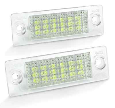 Premium LED SMD Kennzeichenbeleuchtung Xenon für VW Golf 5 Plus Caddy III – Produktansicht
