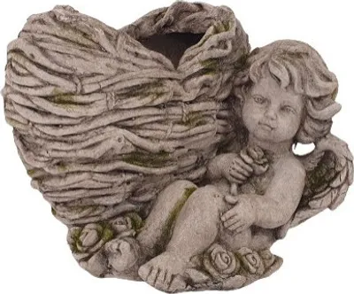 Produktbild von Dekofigur Engel zum Bepflanzen 27 x 28 x 29 cm