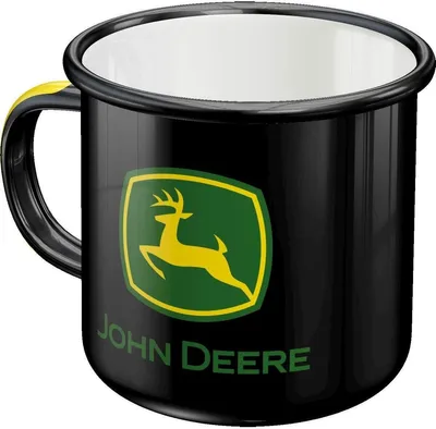 Obrázok produktu pre Nostalgic-Art - Smaltovaný hrnček - John Deere - Logo Black