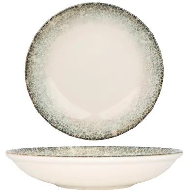 Obrázek produktu pro Hluboký talíř Kütahya Porselen – Rust Green – porcelán – 25 cm (1250 ml)