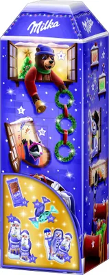 Produktbild von Milka 3D Haus Adventskalender 229g