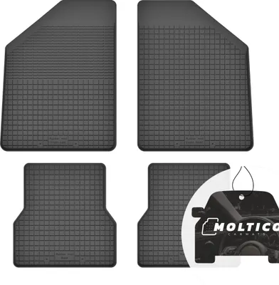 Produktbild von Gummimatten mit Rand Auto Fußmatten Gummi Automatten Passgenau 4-teilig Set - passend für Ford Fiesta MK4 1995-1999