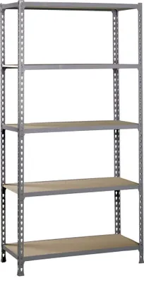 Produktbild von Simonrack Kit Maderclick Plus 5/500, 5 Regale, Holz, Metall, Grau, Naturholz, 150 kg, 1000 mm