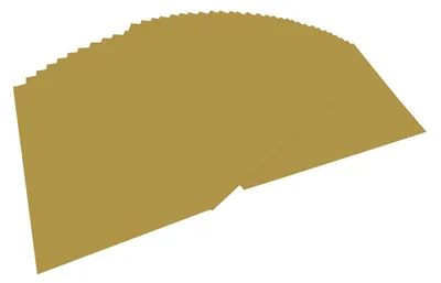 Produktbild von Folia 614/50 65, Gold, A4 (210 x 297 mm), Einfarbig, 300 g/m², Matt, 50 Blätter