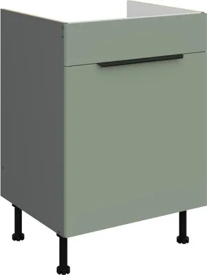 Obrázok produktu pre Dolná skrinka na drez LUNARA - šírka 60 cm, zelená / antracit