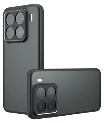 Produktbild von Für Xiaomi 15 Pro Armor TPU + PC Hybrid Schutz Hülle Cover Frosted Schwarz