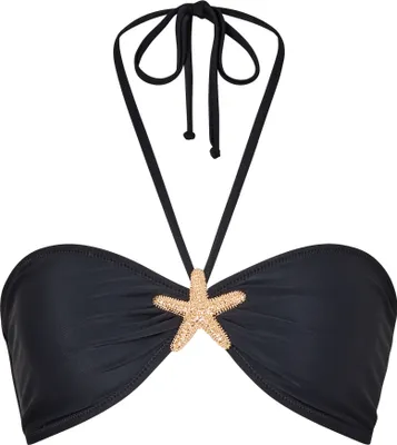 Produktbild von Moda Minx Bikini-Top Starfish mit tollen Stern-Elementen Black L
