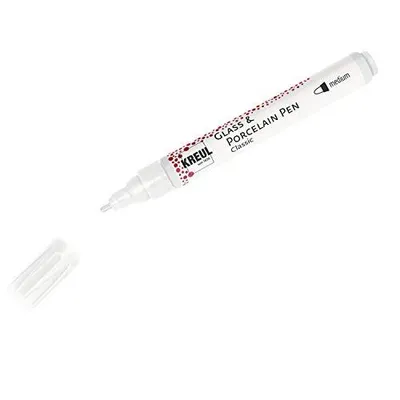 Produktbild von KREUL Glass & Porcelain Pen Classic medium Weiß