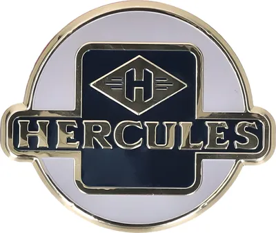 Produktbild von NTS Parts Emblem Metall 53 mm 2 mm lackiert kompatibel mit Hercules K 50