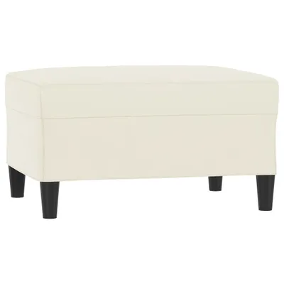 Produktbild von Fußhocker Creme 70x55x41 cm Samt