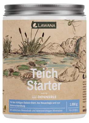 Produktbild von Lawana Teich Starter, 1 kg - Für den richtigen Saison-Start, bei Neuanlage und zur Wintervorbereitung