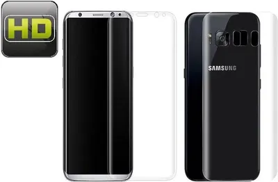 Produktbild von 2x Displayschutzfolie für Samsung Galaxy S8 FULL COVER Displayfolie HD KLAR FB