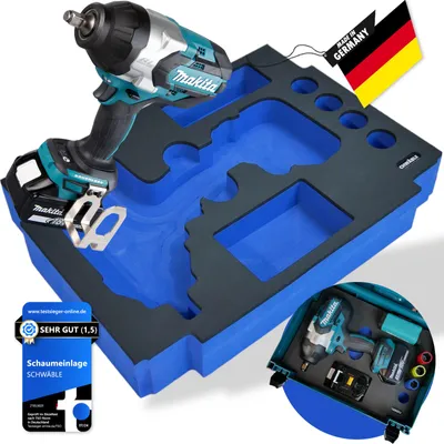 Produktbild von SCHWÄBLE® Schaumeinlage Schaumstoffeinlage für Makita Schlagschrauber DTW1002