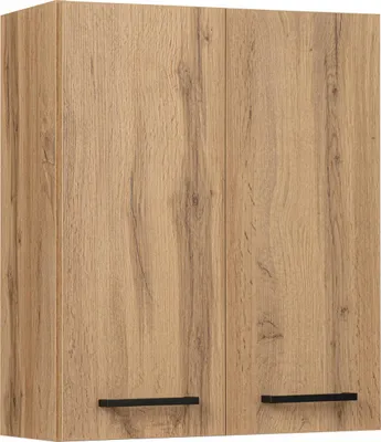 Zdjęcie produktu dla Szafka łazienkowa wisząca dąb wotan loft półka do łazienki 50 cm
