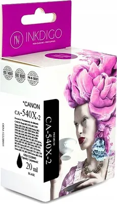 Zdjęcie produktu dla Tusz Inkdigo do Canon 540XL black CA-540X-2