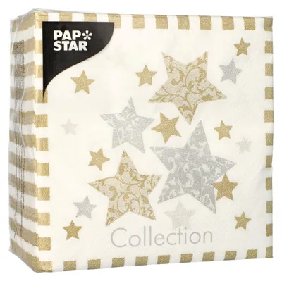 Zdjęcie produktu dla Papstar Servietten Stardust