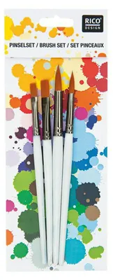 Obrázek produktu pro Schul-/Hobby Pinselset rund  flach