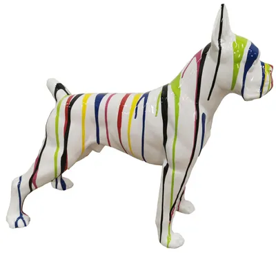 Image de Figurine abstraite Déco Statue Sculpture 47cm Figurines Statues Nouveau chien