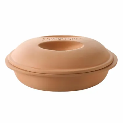 Produktbild von Römertopf Bräter Veggie, Ton-Brattopf für bis zu 3 Personen, Naturton, 2.4 L, 213305